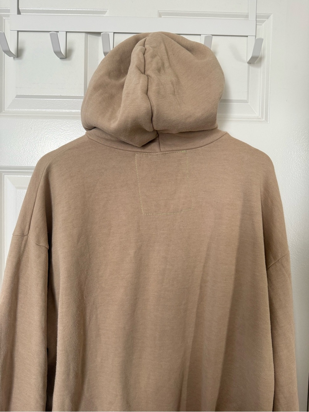 Aviator Nation Logo Stitch Relaxed Hoodie Sand Unisex Size Large - Picture 7 of 9